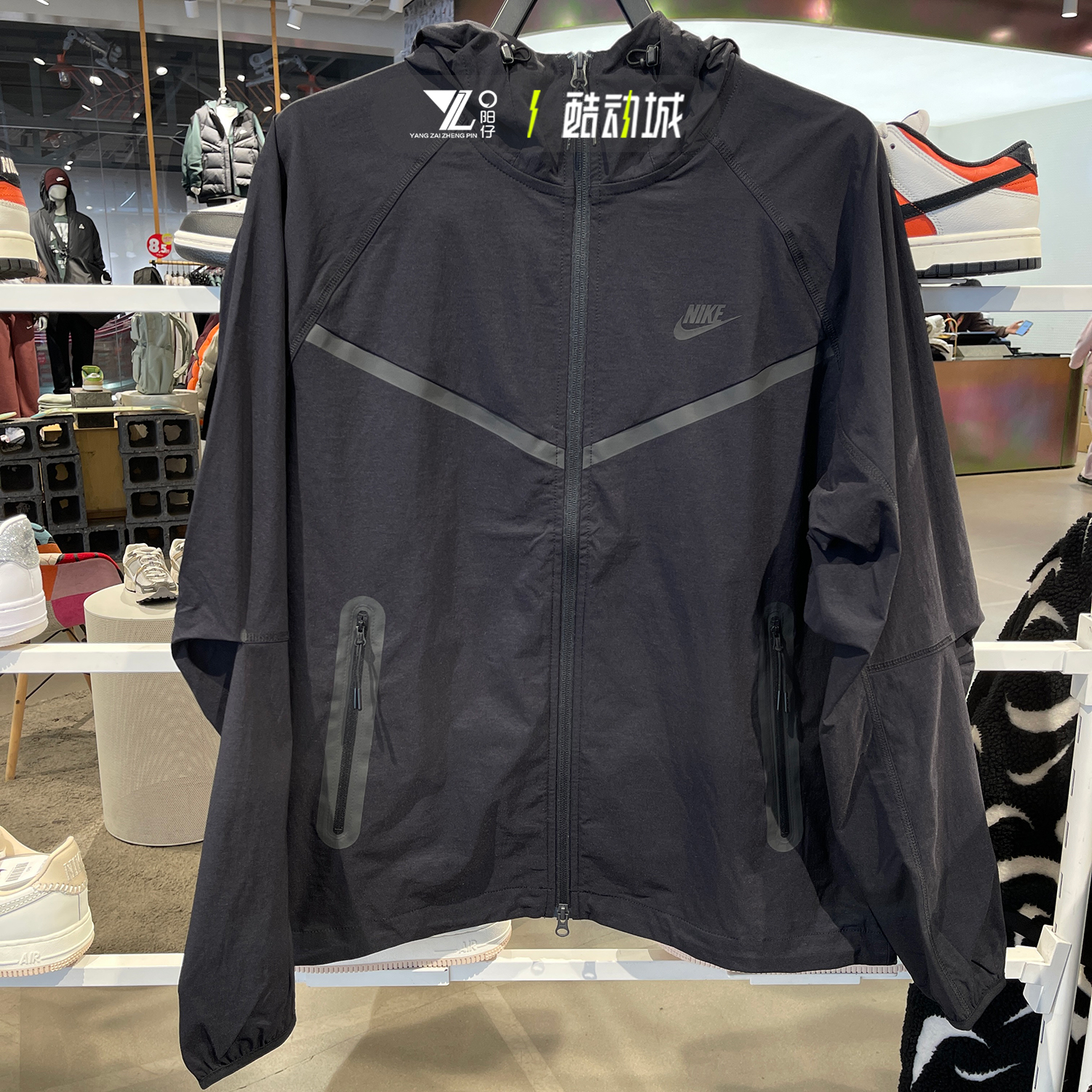 专柜正品耐克男子防泼水运动套装