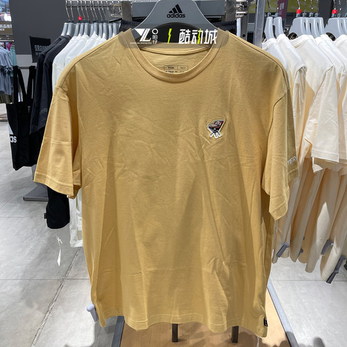专柜正品Adidas男子运动宽松半袖