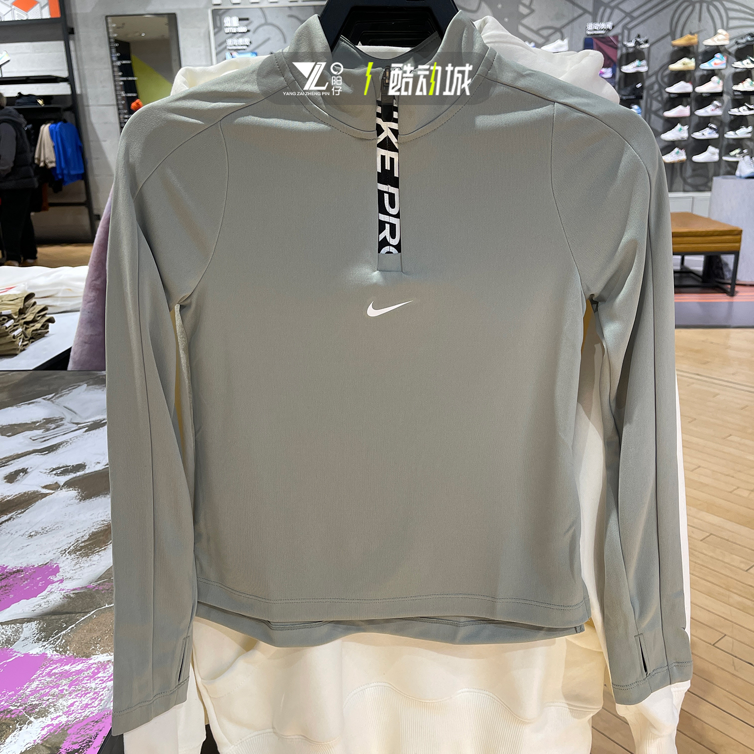 专柜正品耐克大童款休闲套头衫