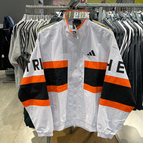 正品Adidas男女休闲运动夹克外套