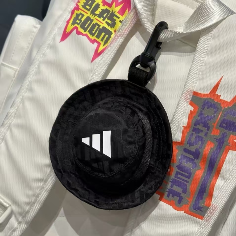 专柜正品Adidas男女迷你黑色小包