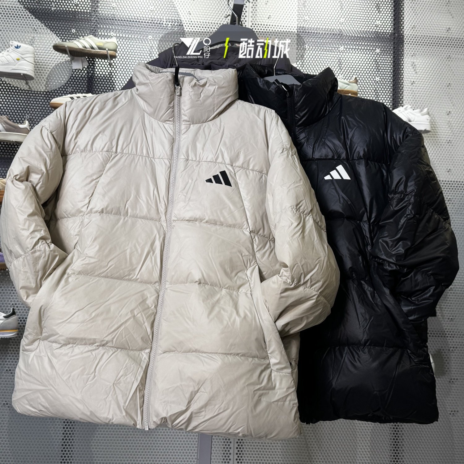 阿迪达斯男户外保暖运动羽绒服