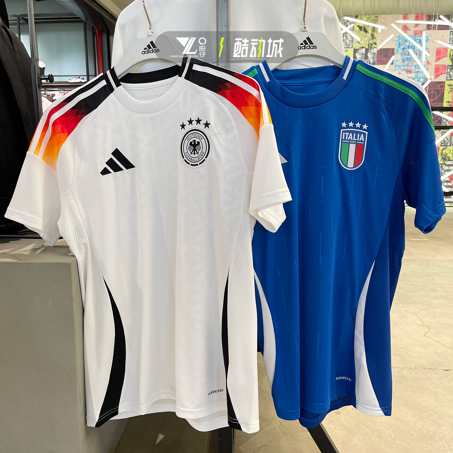 阿迪达斯男运动球衣足球服短袖