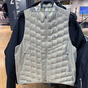 nike耐克男子24冬季新款保暖立领羽绒服外套马甲背心FB7543-370