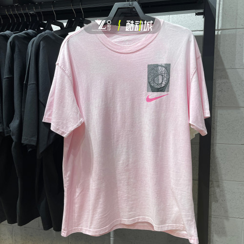 专柜正品耐克男女简约印花半袖