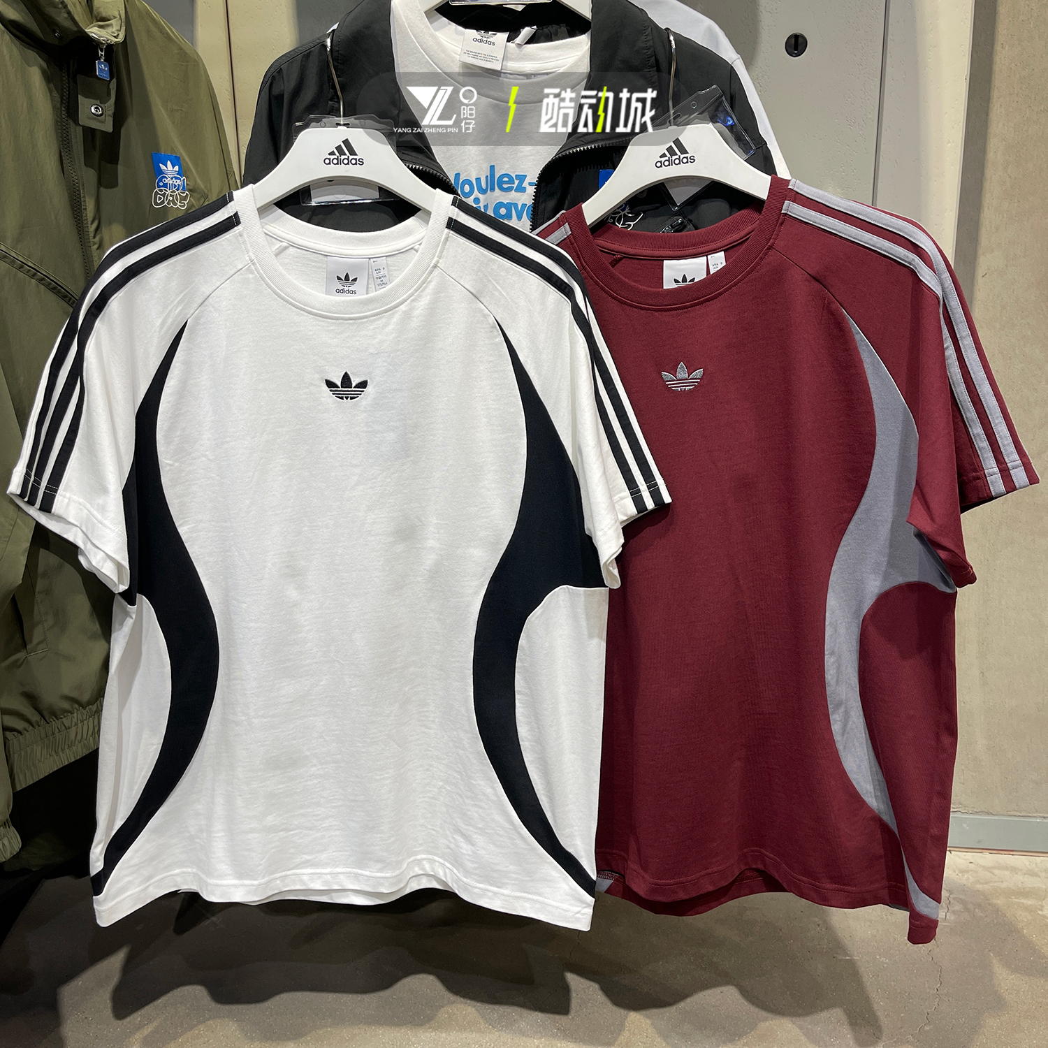 专柜正品Adidas男子休闲圆领短袖