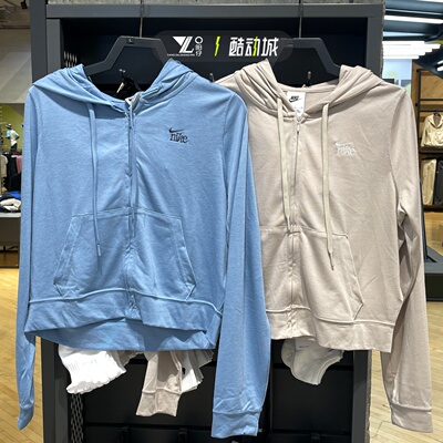 Nike耐克女子刺绣LOGO连帽外套