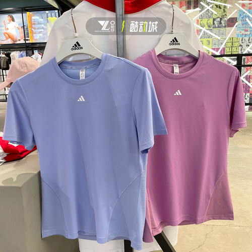 阿迪达斯女子透气舒适T恤短袖