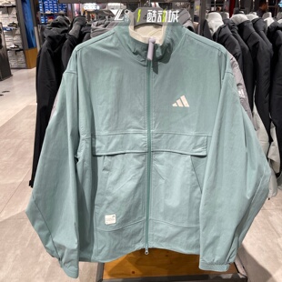 adidas阿迪达斯官方正品秋季外套男女同款户外防风运动夹克JY1676