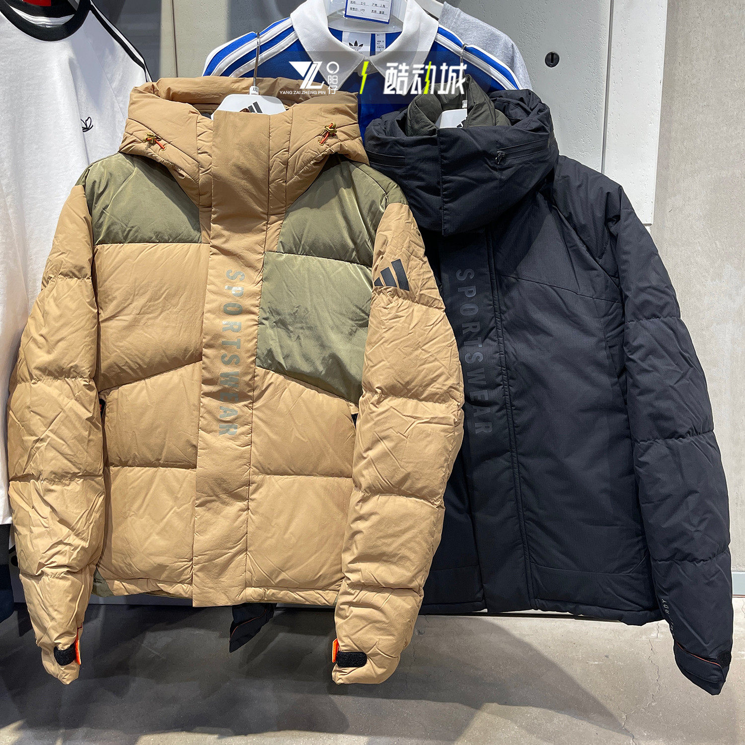 正品Adidas阿迪达斯冬新款男子加厚保暖羽绒服外套JM4612 JM4620