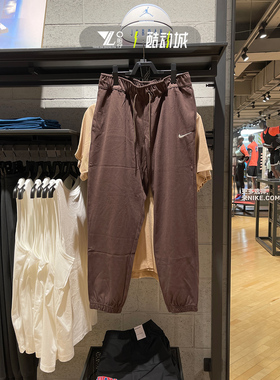 NIKE耐克女子透气纯棉休闲运动收口长裤DM6420-104-272-010-237