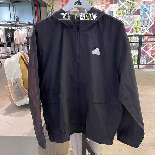 正品阿迪达斯男运动连帽夹克外套