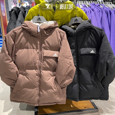 阿迪达斯男女同款冬季羽绒服外套