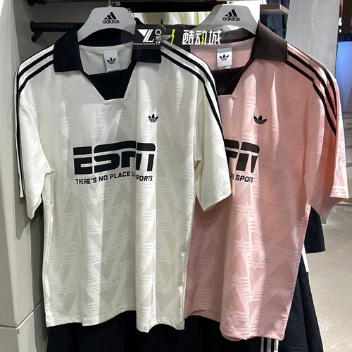 adidas三叶草女子足球短袖T恤