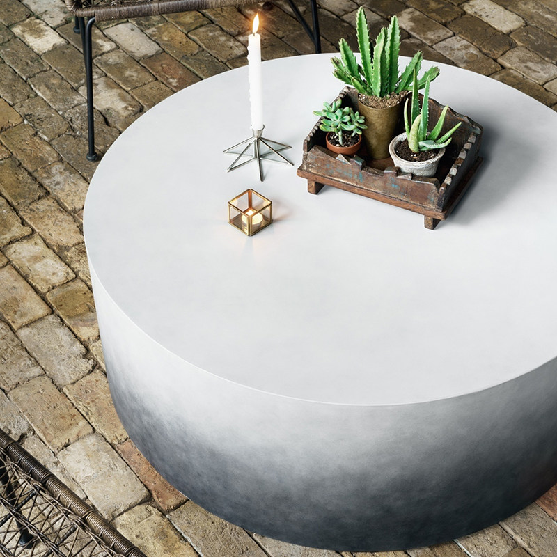 designer Gradient color circular cement tea table modern Northern Europe a living room household outdoors Garden Coffee Tablesin the Residential furniture , Categories , Tea table  category - from Buy2taobao.com to provide professional Taobao agent buy service