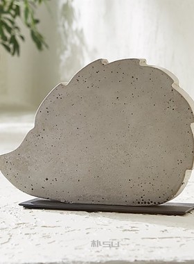 北欧风刺猬水泥门廊咖啡厅摆件