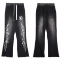 Kp-622-Washed Black Straight Legs
