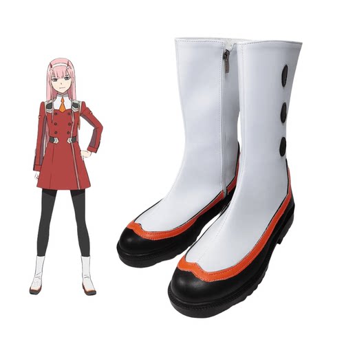 DARLING in the FRANXX 02女主 cosplay鞋子 动漫定制