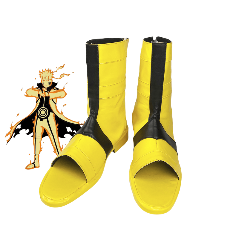 火影忍者 鸣人 九尾化COS鞋 COSPLAY鞋动漫鞋定制