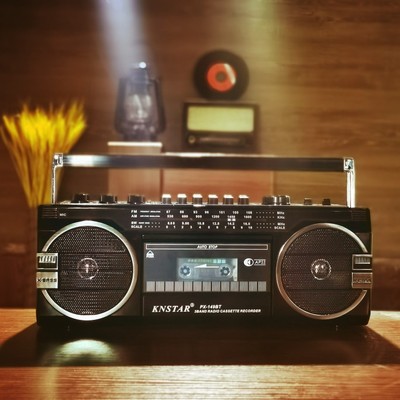 复古怀旧录音机磁带机收录机全新收音机蓝牙插U盘音箱