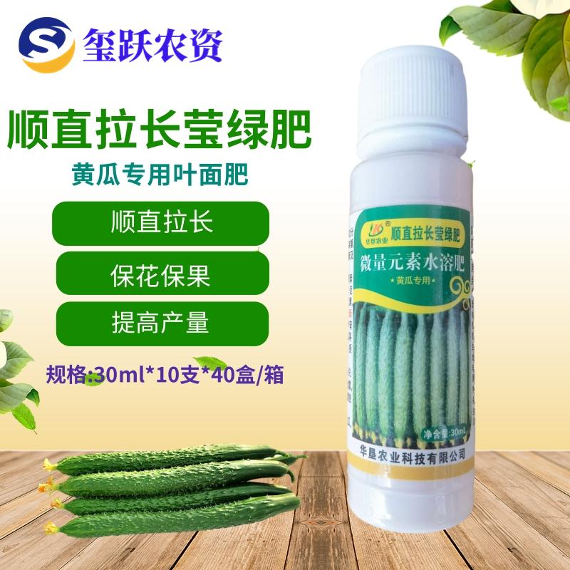 黄瓜顺直拉长莹绿肥拉直膨大素