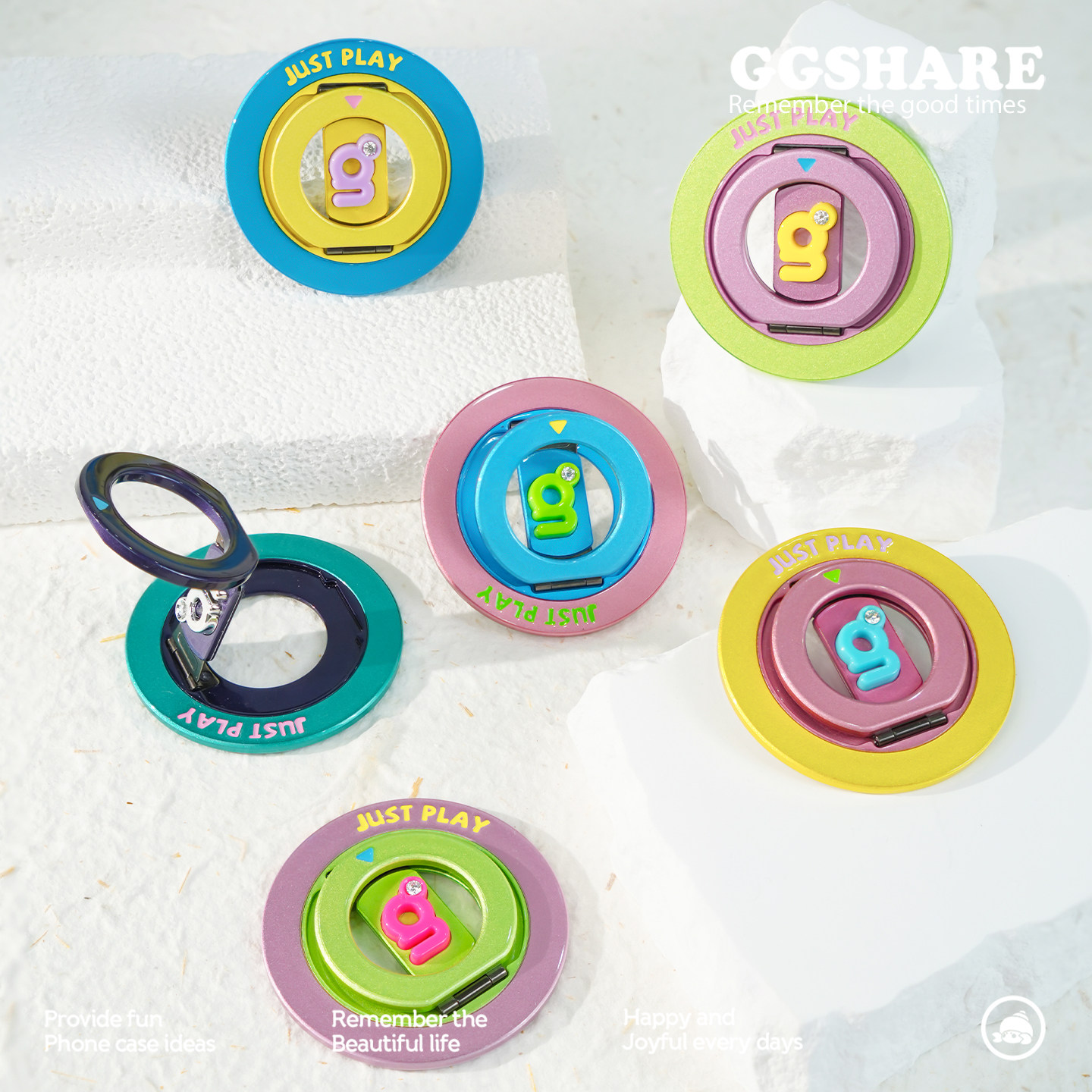 寄居蟹原创gg玩色环磁吸手机支架车载新款桌面指环扣便携拍照神器,3C数码配件,手机支架/手机座,淘宝优惠券,粉丝福利购,淘宝优惠卷