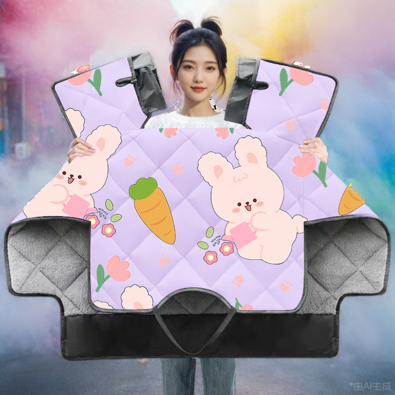 小牛NXplay电动车冬季挡风被加绒