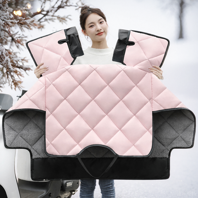 小牛MQiL电动车挡风被冬季通用四季款加绒加厚电瓶车防风防雨罩