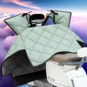 挡风被加绒加厚电车冬款 爱玛爱朵2024 QB33电动车冬季 防雨防风罩