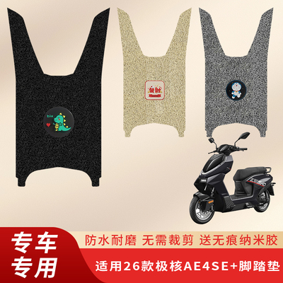 专用26款极核AE4SE+电动车脚垫
