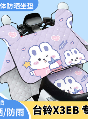 电动车挡风被台铃X3EB夏季遮阳被防风防雨夏天防晒罩四季通用薄款