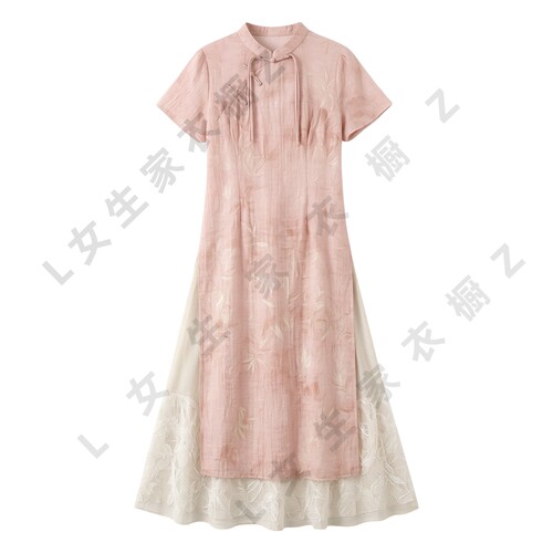 国风改良旗袍裙女夏季复古
