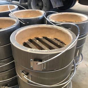 工程烤鸭炉石仔座高温耐火球炉胆燃气烧鹅炉不锈钢内胆火山石架子