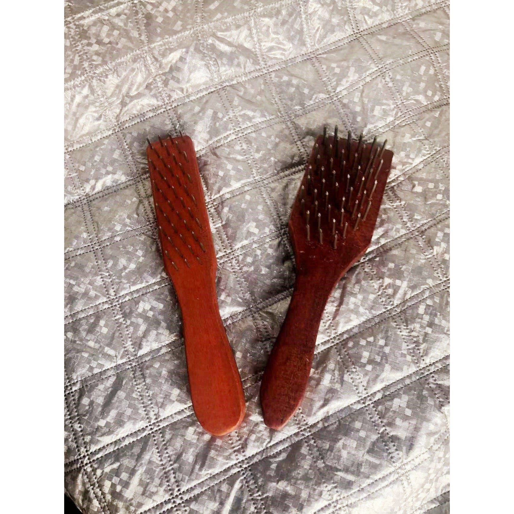 不锈钢红色木柄钉刷 鱼鳞刷 扣肉插 松肉插刷 猪皮插 钢钉刷 肉叉,厨房/烹饪用具,敲肉锤,淘宝优惠券,粉丝福利购,淘宝优惠卷