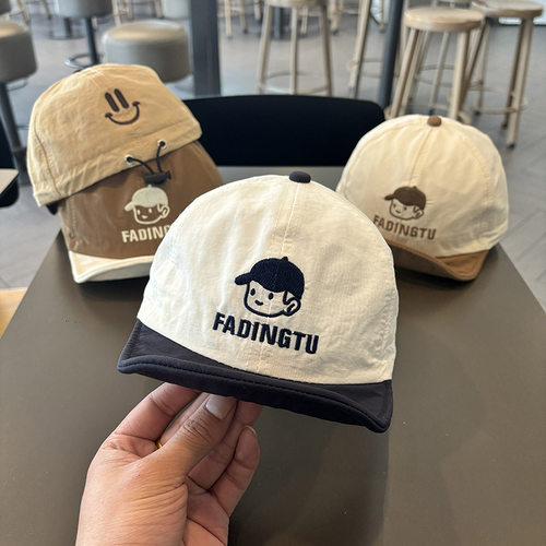 鸭舌帽男宝宝小月龄夏季薄款棒球