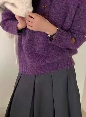 【小四粉丝专享】A141韩系慵懒风软糯毛衣