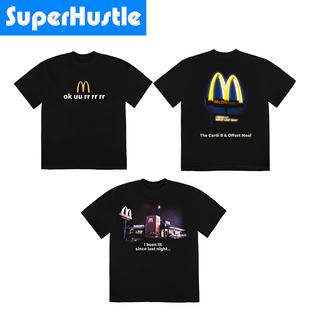 现货 Cardi b& Offset x McDonald’s 麦当劳卡姐联名款短袖 T恤