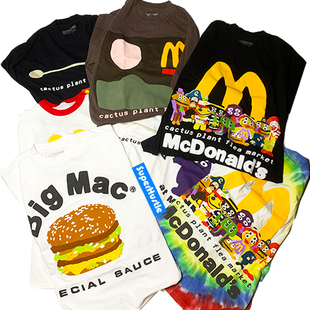 Flea Market 汉堡短袖 Cactus T恤 CPFM联名款 Plant 麦当劳 现货