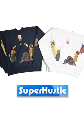 Kanye Jesus Is King Cross Crewneck 侃爷 油画 三神 宗教 卫衣