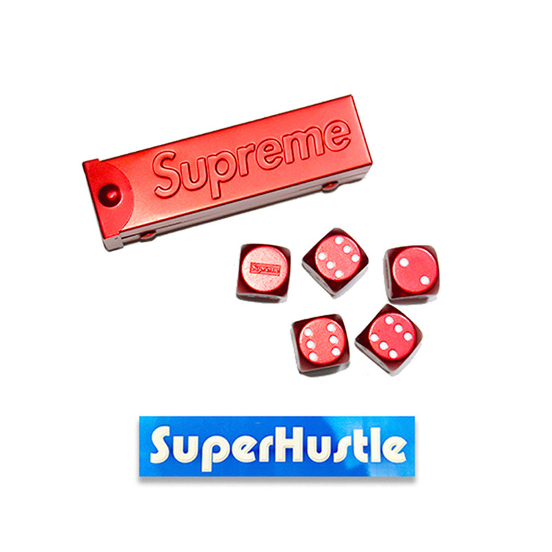 现货21SS Supreme Aluminum Dice Set 联名 