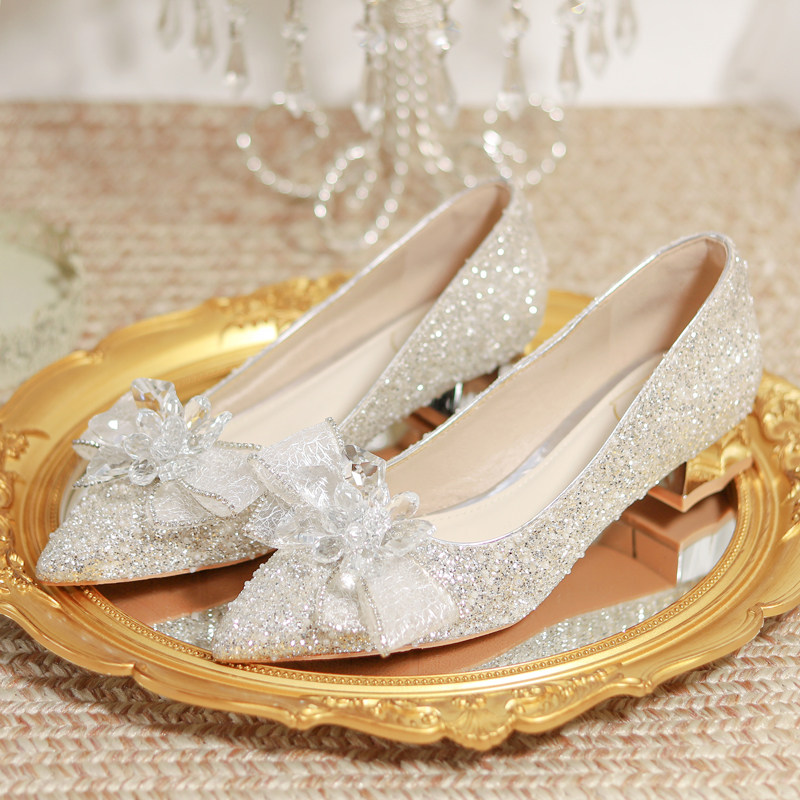 Dream Wedding Comfort: Chunky Heel Bridal Shoes for Pregnant Brides - Product image 4
