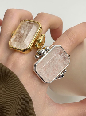 欧美法式小众设计夸张方形方糖