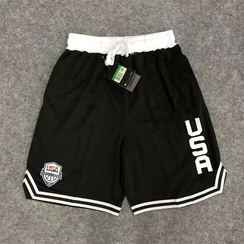 杜兰特USA美国队男篮美式篮球短裤速干宽松塔图姆训练健身跑步裤图片