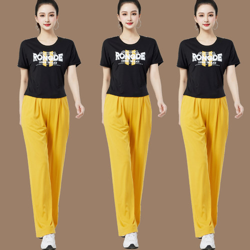 2025夏季新款广场舞运动套装