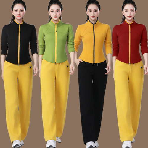 2025广场舞服装新款套装春秋长袖