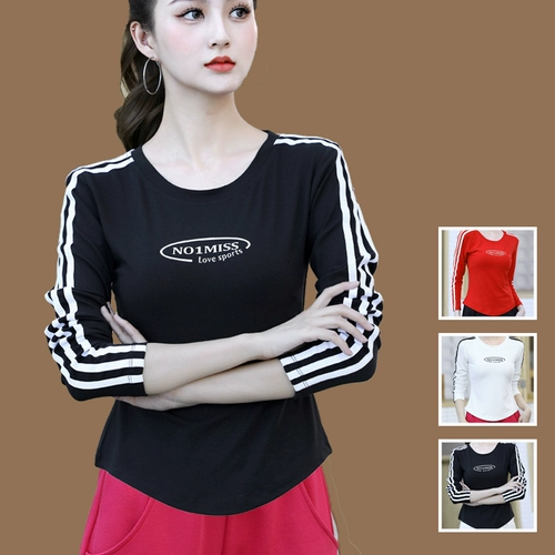 Весенний спортивный танцующий лонгслив для отдыха для спортзала, 2023