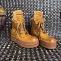 Thick base caramel crocodile skin pattern