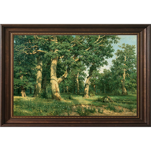 Ivan Shishkin 饰画客厅挂画 国外油画风景写实希施金装