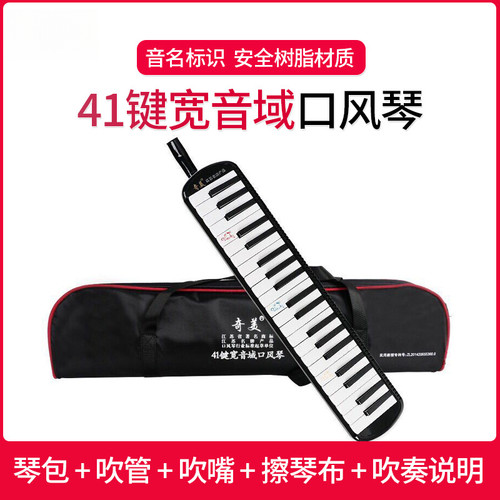 口风琴41键宽音域中音口风琴学生儿童成人自学专业演奏口风琴