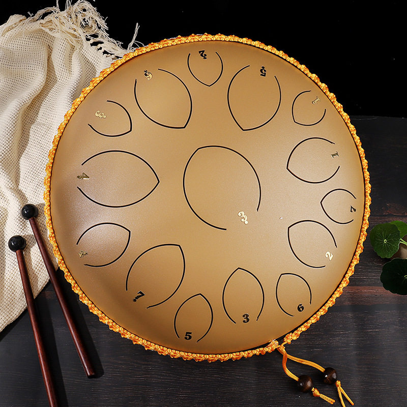 14寸15音空灵鼓忘忧鼓莲花鼓无忧鼓钢舌鼓乐器手鼓包边,乐器/吉他/钢琴/配件,空灵鼓,淘宝优惠券,粉丝福利购,淘宝优惠卷